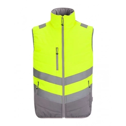 Светоотражающий двухцветный утепленный жилет