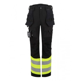 Брюки. Высоковидимые X-Pro эластичные брюки с карманами (Класс 1)