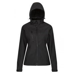 Womens Venturer 3-layer Printable Hooded Softshell Jacket