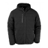 Recycled Black Compass Padded Winter Jacket
