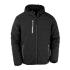 Recycled Black Compass Padded Winter Jacket