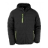Recycled Black Compass Padded Winter Jacket
