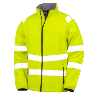 
                                                Jackets. Recycled Printable Safety Softshell Jacket
                                                