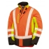 Jackets. Recycled 3-Layer Printable 3-Tone Safety Softshell Jacket