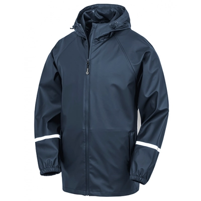 
                                                Jackets. Prism PU Waterproof Jacket with Reflective Bands & Recycled Backing
                                                