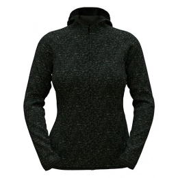 Куртки. Роскошная женская куртка с капюшоном из трикотажного флиса