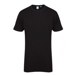 Men`s Longline T-Shirt With Dipped Hem