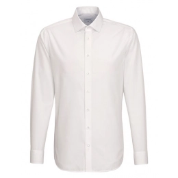 Рубашки. Мужская рубашка приталенного кроя с удлинённым рукавом