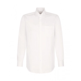 Рубашки. Мужская рубашка классического кроя из тонкого твила с длинным рукавом.