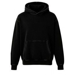 Толстовки и куртки. Унисекс винтажная толстовка с капюшоном из органического хлопка.