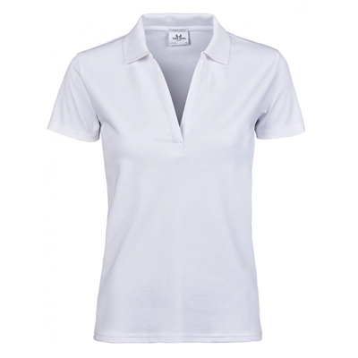 
                                                Womens Luxury Stretch V-Neck Polo
                                                