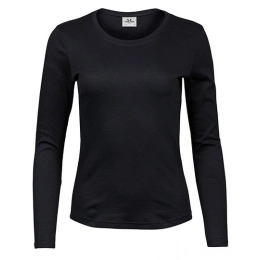 Womens Long Sleeve Interlock Tee