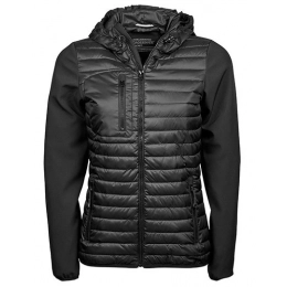 Womens Hooded Crossover Jacket