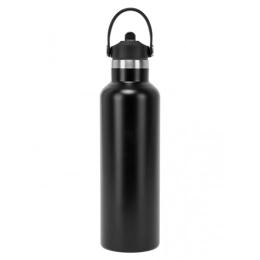 Спортивные аксессуары. Спортивная вакуумная бутылка для воды с откидной трубочкой