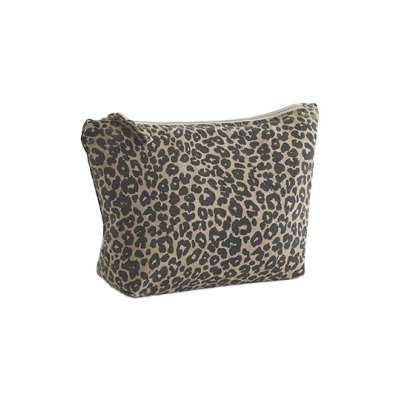 
                                                Bags. Leopard Print Canvas Accessory Bag
                                                