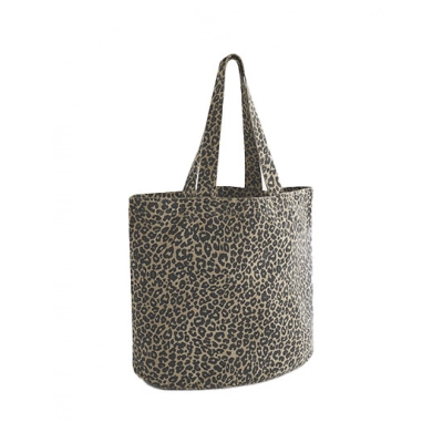 
                                                Bags. Leopard Print Canvas Shopper
                                                