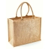 Shimmer Jute Shopper
