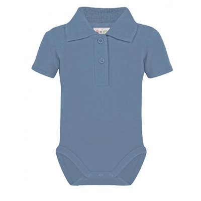 
                                                Bio Bodysuit with Polo shirt neck
                                                