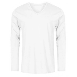 Men´s V-Neck T-Shirt Longsleeve