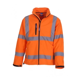 High Visibility 2 Bands & Braces Softshell Jacket