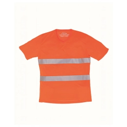 Hi Vis Top Cool Super Light V-Neck T-Shirt