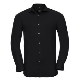 Men`s Long Sleeve Fitted Ultimate Stretch Shirt