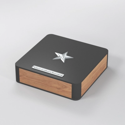 
                                            Подарочная коробка «Пространство подарка», Серый, 550х550
                                            