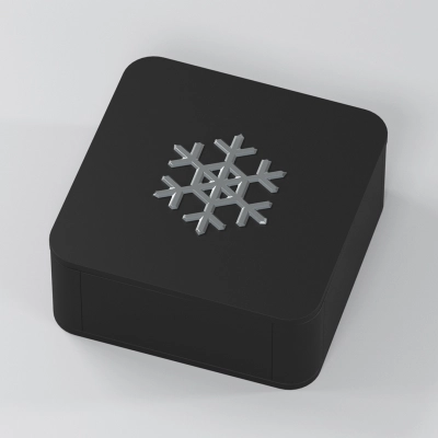 
                                            Подарочная коробка «Пространство подарка», Новогодняя, Черный, 550х550
                                            