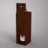 Box-case for 1 bottle, plywood, stain
