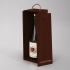Box-case for 1 bottle, plywood, stain