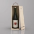 Box-case for 1 bottle, plywood, light oil