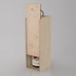 Box-case for 1 bottle, plywood, light oil
