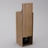 Box-case for 1 bottle, wood, light oil