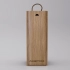 Box-case for 1 bottle, wood, light oil