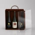 Gift box for 3 bottles, plywood with acrylic glass, stain