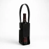 Gift Leather Alcohol Case with Pocket, Black