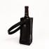 Gift Leather Alcohol Case with Pocket, Black