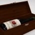 Chest-style box for 1 bottle, wood, stain