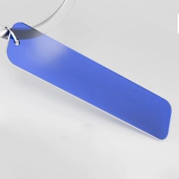 Pendant - Blue Rectangle Mix for Keychain