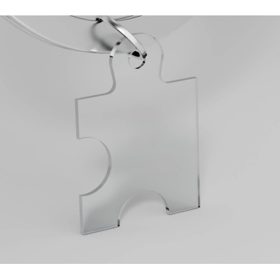 
                                            Pendant - Clear Puzzle Mix for Keychain
                                            