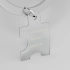 Pendant - Clear Puzzle Mix for Keychain