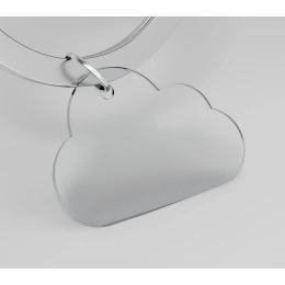 Pendant - Cloud Keychain Mix, Transparent