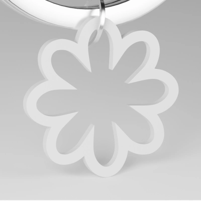 
                                            Pendant - Flower Charm Mix, Transparent
                                            