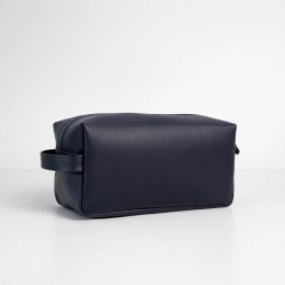 Leather toiletry bag