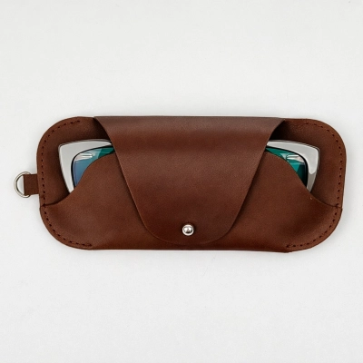 
                                                Leather Glasses Case 