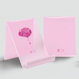 Tablet Stand, Brains, Pink