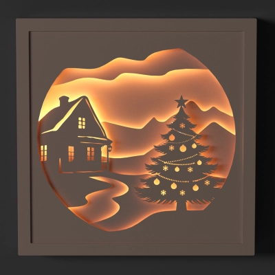 
                                            3-D картина с подсветкой «Зимняя сказка»
                                            