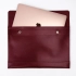 Genuine Leather Laptop Sleeve, Max, Burgundy