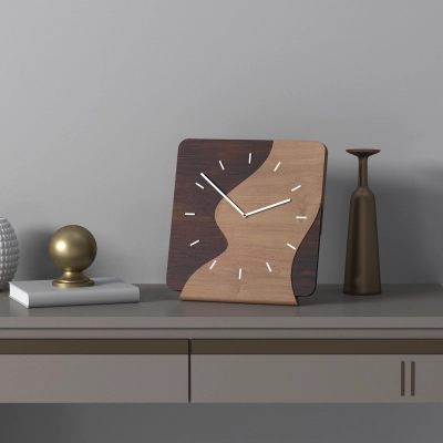 
                                            Часы настольные/настенные “Поток”, дерево
                                            