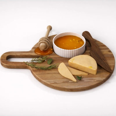 
                                            Сырный набор «Медовый акцент», круглый
                                            